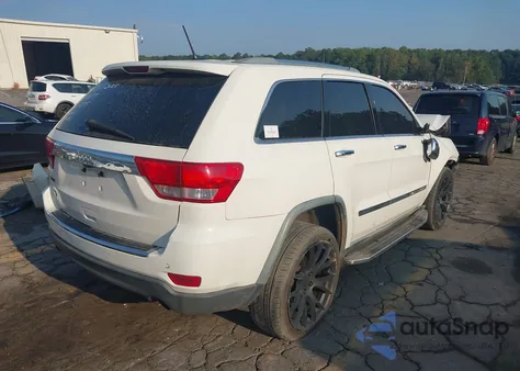 2012 Jeep Grand Cherokee Overland из США, поврежденный, VIN 1C4RJECT6CC215375